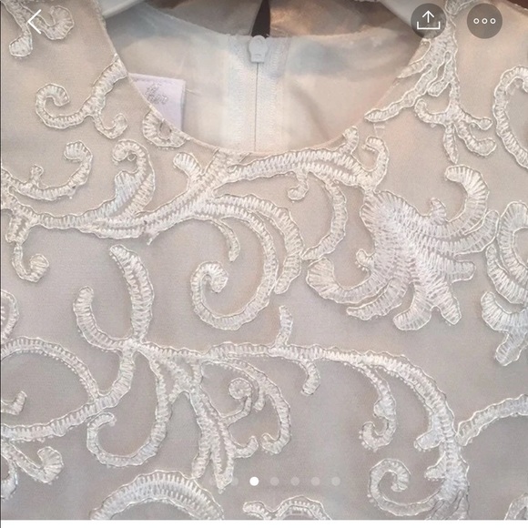 Beautiful Girls off white/cream size 5 dress - Picture 5 of 7